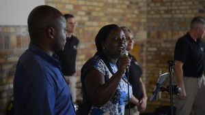 USAFE Band Plays for Students at HVP-Gatagara, Nyanza, Rwanda