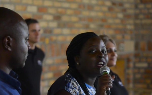 USAFE Band Plays for Students at HVP-Gatagara, Nyanza, Rwanda