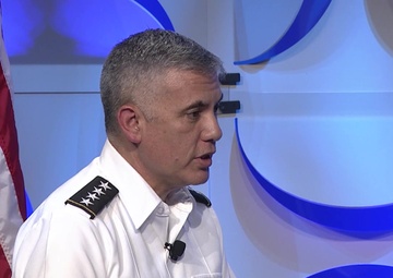 NSA, CYBERCOM Chief Discusses Strategic Competition At Security Conference, Stage