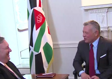 Secretary Pompeo Meets With Jordanian King Abdullah II