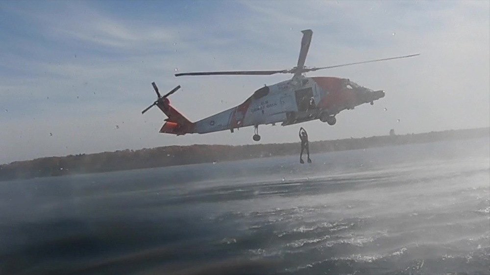 DVIDS Video MH60 Jayhawk helicopter hoist operations