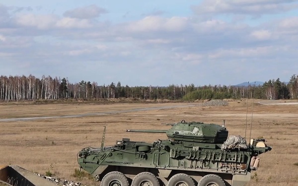 Stryker ICV-D live fire