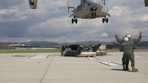 (B-Roll) Roll out the mattresses: VMM-164 conducts hung gear drill
