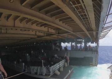 Landing Craft, Utility (LCU) 1633 docks in USS Ashland (LSD 48)
