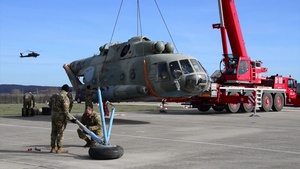 MI-8 Helicopter Training Aid at Storck Barracks, Illesheim, Germany