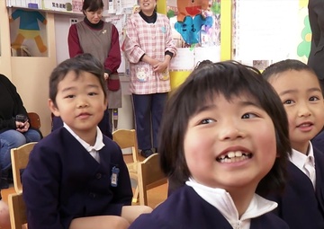 Iwakuni service members attend preschool graduation (B-Roll)