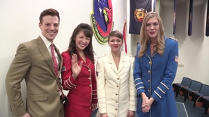 USO Show Troupe Visits 179th Airlift Wing