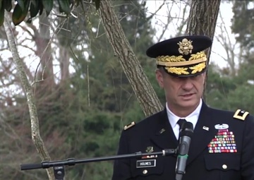 Andrew Jackson's 252nd Birthday Ceremonial Wreath Laying