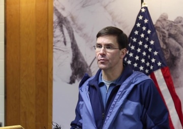 U.S. Army Secretary Dr. Mark T. Esper Press Conference