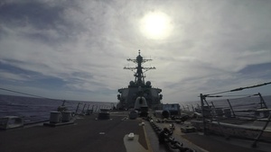 USS Milius Missile Exercise