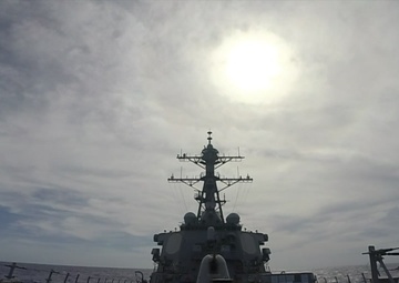 USS Milius Missile Exercise