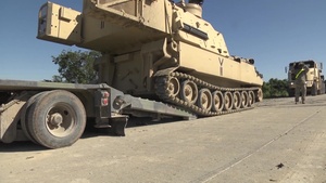 Oklahoma National Guard Command Sergeant Major Visits Troops