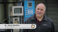Dr. Victor Medina presents the Decontamination Effluent Treatment System (DETS)