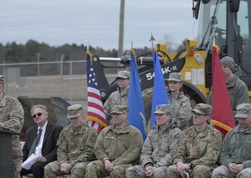 Connecticut Air National Guard Breaks Ground on New Main Gate (Without Titles)
