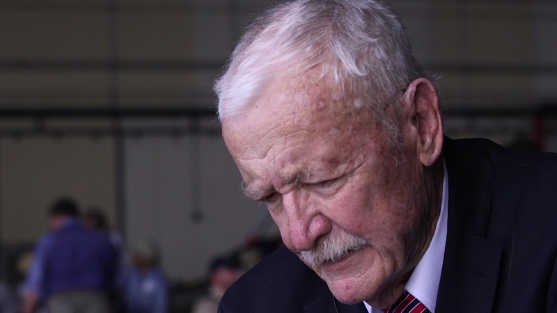 World War II veteran speaks about returning to Iwo To