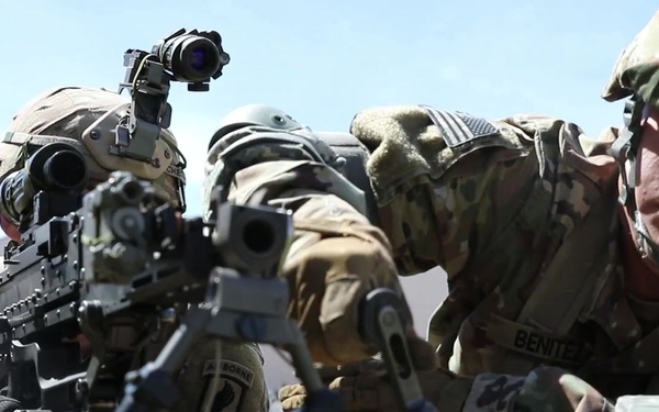 1st Battalion 143rd Infantry Regiment Prepares for a Jump and Objective