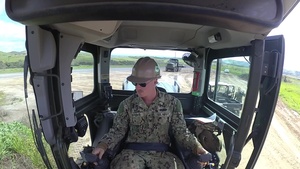 NMCB-5 Conducts Road Improvement Project