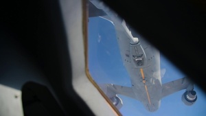 Dover C-17 Globemaster III Refuels with KC-46 Pegasus
