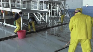 Team Offutt Cleans Bennie L. Davis Maintenance Facility