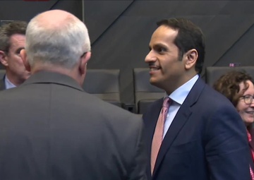 Deputy Prime Minister and Minister of Foreign Affairs of Qatar attends the North Atlantic Council