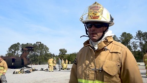 Air National Guard Firefighters burn through training
