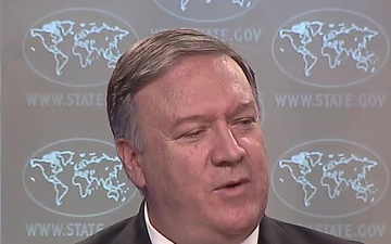 Secretary Pompeo Delivers Remarks to the Press