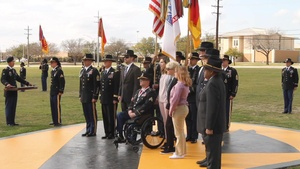 Sgt. (R) Daniel Cowart is presented the Distinguished Service Cross