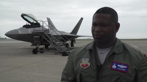 F-22 Demonstration Team Commander Interview