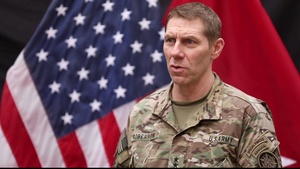 SOJTF-OIR Commanding General reflects on the defeat of Daesh's physical caliphate (no music)