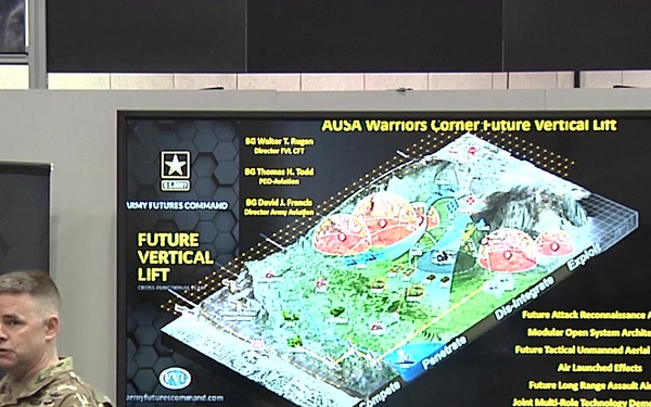 AUSA Warriors Corner, Day 2 – Future Vertical Lift