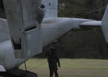 MV-22 Ospreys Medically Evacuate Simulated Casualties