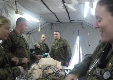 2nd Med. Bn. Trains in Emergency and Enroute Medical Care