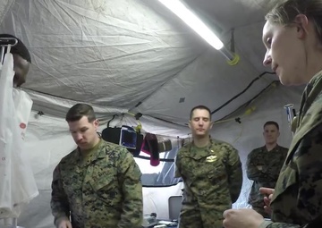 2nd Med. Bn. Trains in Emergency and Enroute Medical Care