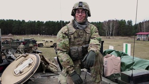 Greetings from Poland: Pfc. Pierce Broadwell