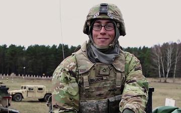 Greetings from Poland: Pfc. Pierce Broadwell