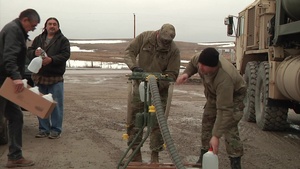2019 Pine Ridge water distribution b-roll