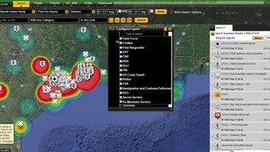 Coast Guard command centers during Hurricane Harvey