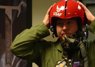 Hometown Hero Flies with Thunderbirds