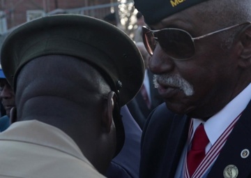 Montford Point Marines Visit Parris Island