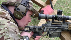 Snipers Fire at 48th Winston P. Wilson and 28th Armed Forces Skill at Arms