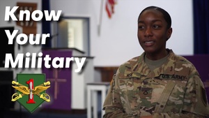 Know Your Military with PFC Iyahnna Hiss