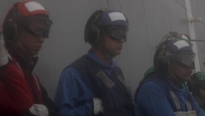 Marines and Sailors Condunct Flight Deck and Well Deck Opeartions aboard USS Somerset