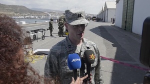 African Lion 2019 - Interview with USAF Capt Stephen Stutzriem