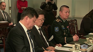 Mongolian Defense Minister Visits Pentagon