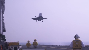 Balikatan 2019: US Marines, Sailors Conduct Flight Operations Off the USS Wasp