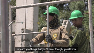 Balikatan 2019: Philippine Army, U.S. Marines construct a classroom at Pangil, Laguna, Philippines