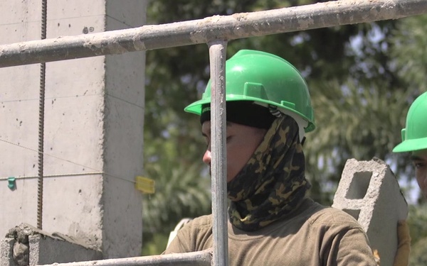 Balikatan 2019: Philippine Army, U.S. Marines construct a classroom at Pangil, Laguna, Philippines