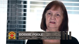 Bobbie Poole: 45 Years of Civilian Service …