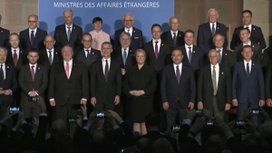 Secretary Pompeo participates in the NATO Head of Delegation Photo
