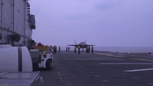 Balikatan 2019: F-35 Maintenance and flight operations aboard the USS Wasp